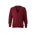 Men V-Neck Cardigan 100% Cotone Personalizzabile