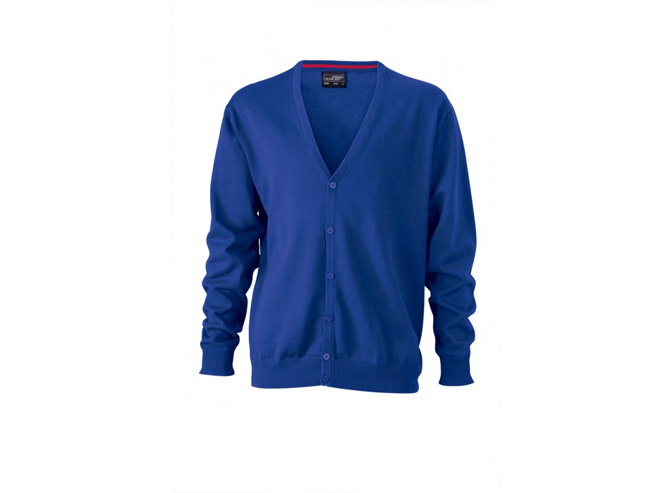 MEN V-NECK CARDIGAN 100%C FullGadgets.com