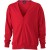 Men V-Neck Cardigan 100% Cotone Personalizzabile