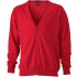 Men V-Neck Cardigan 100% Cotone Personalizzabile