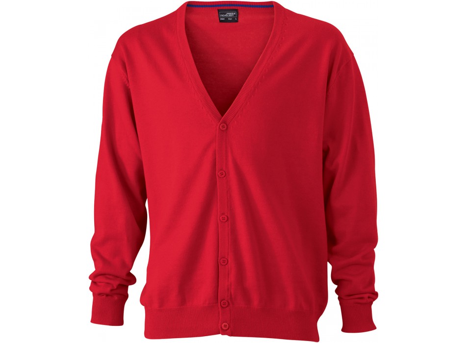 MEN V-NECK CARDIGAN 100%C FullGadgets.com