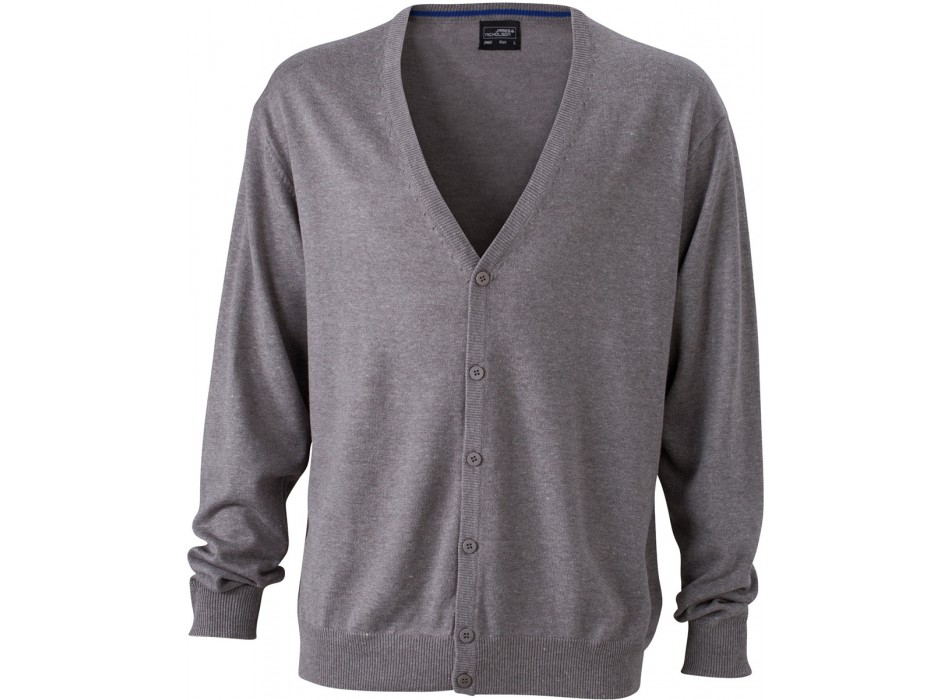 MEN V-NECK CARDIGAN 100%C FullGadgets.com