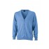Men V-Neck Cardigan 100% Cotone Personalizzabile