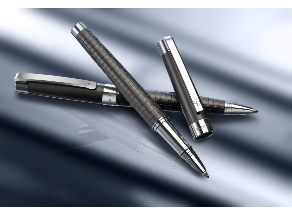 Metal Charles Dickens® writing set Alan FullGadgets.com