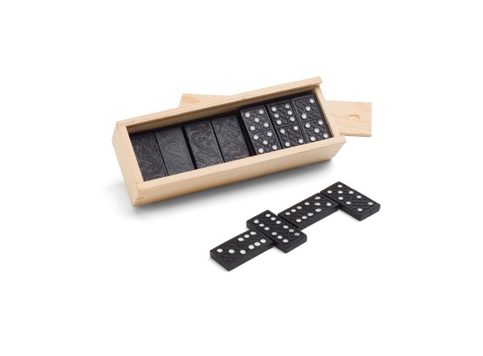 MIGUEL. Domino in scatola di legno con coperchio FullGadgets.com