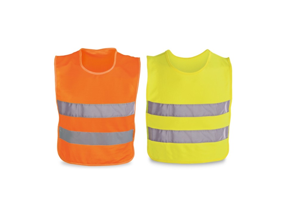 MIKE. Gilet riflettente per bambini. 100% poliestere FullGadgets.com