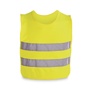 MIKE. Gilet riflettente per bambini. 100% poliestere FullGadgets.com