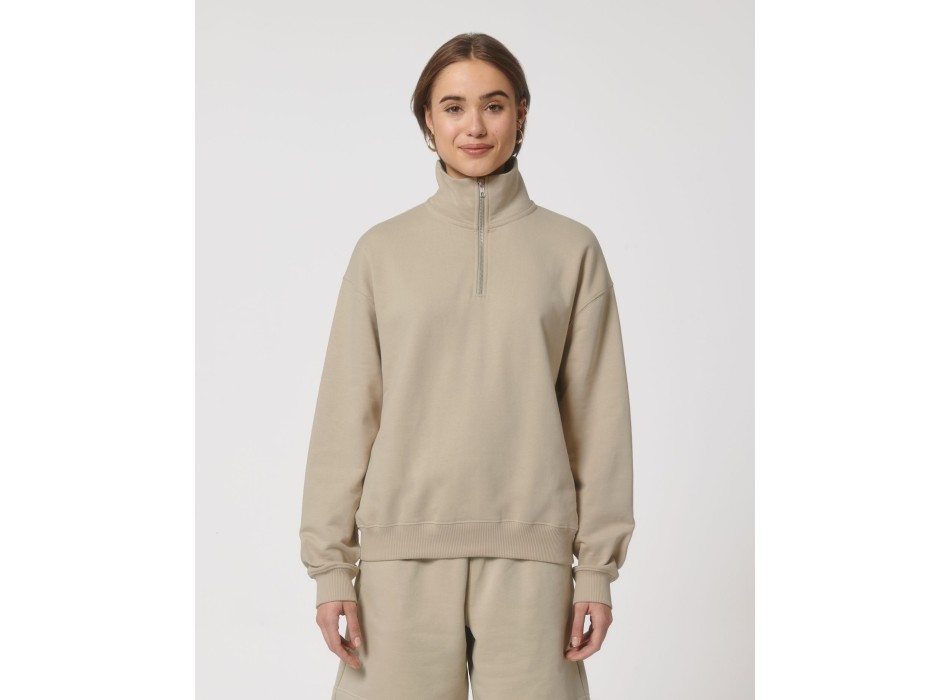 Miller Dry - La felpa squadrata unisex con zip a mezza lunghezza e dalla sensazione asciutta al tatto FullGadgets.com