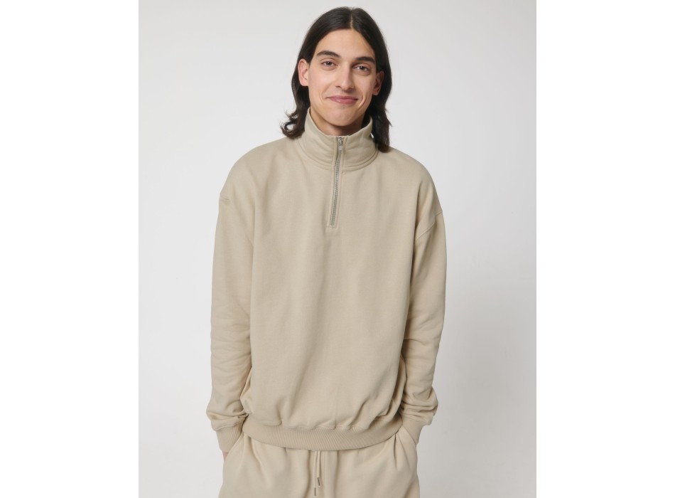 Miller Dry - La felpa squadrata unisex con zip a mezza lunghezza e dalla sensazione asciutta al tatto FullGadgets.com