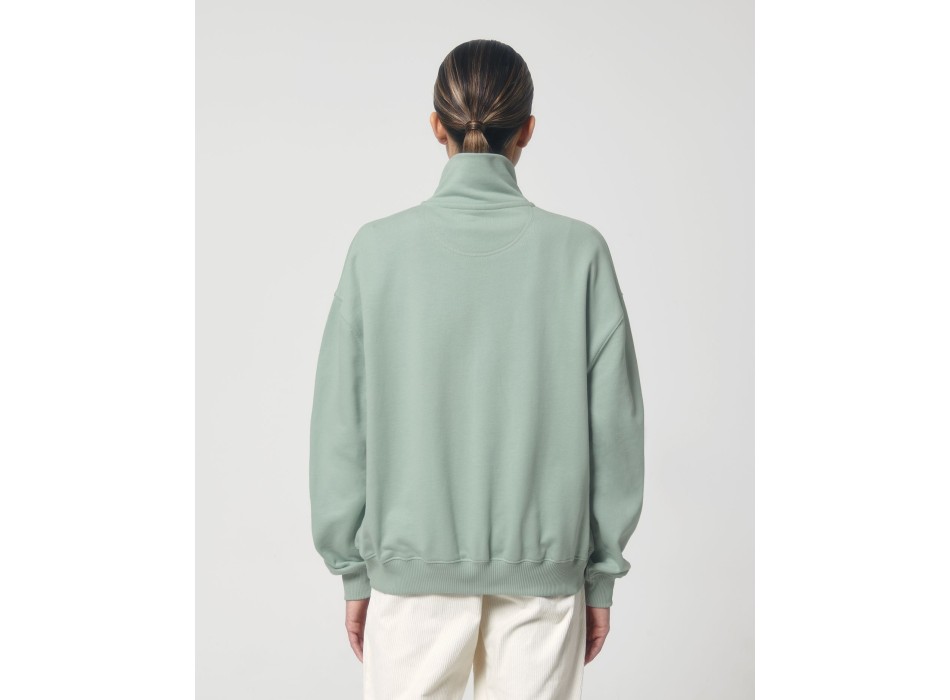 Miller Dry - La felpa squadrata unisex con zip a mezza lunghezza e dalla sensazione asciutta al tatto FullGadgets.com