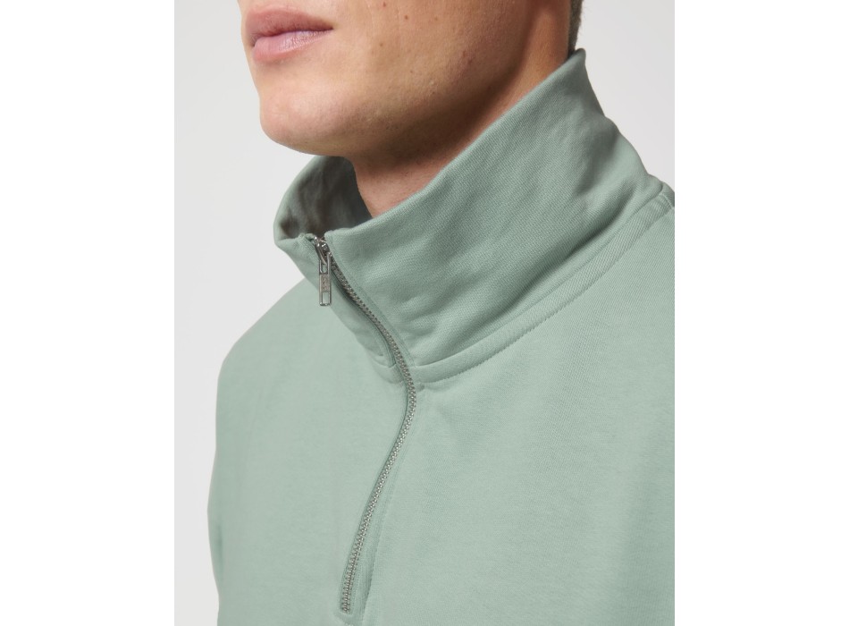 Miller Dry - La felpa squadrata unisex con zip a mezza lunghezza e dalla sensazione asciutta al tatto FullGadgets.com