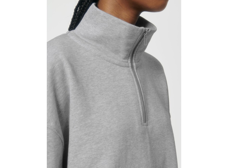 Miller Dry - La felpa squadrata unisex con zip a mezza lunghezza e dalla sensazione asciutta al tatto FullGadgets.com