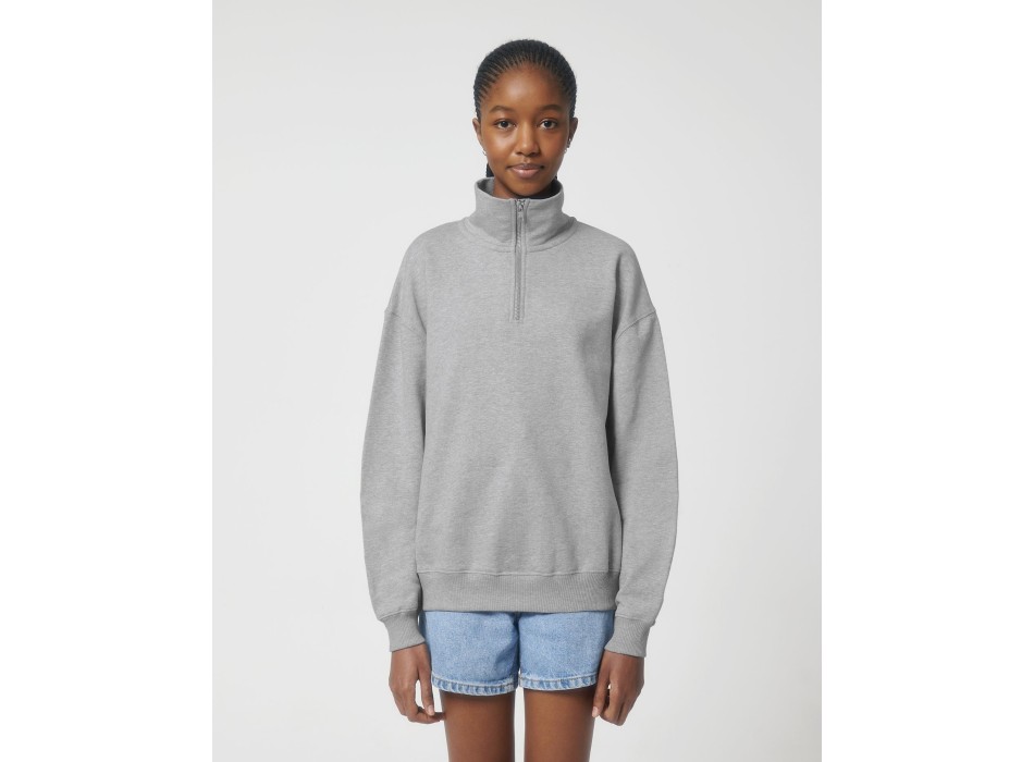 Miller Dry - La felpa squadrata unisex con zip a mezza lunghezza e dalla sensazione asciutta al tatto FullGadgets.com