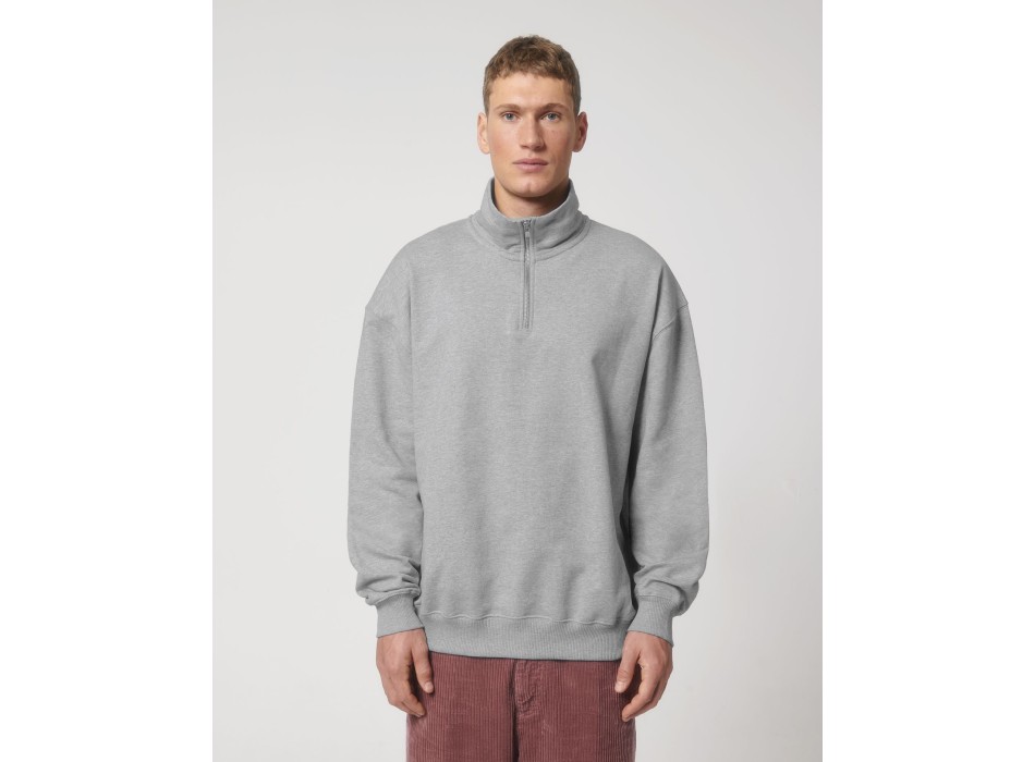 Miller Dry - La felpa squadrata unisex con zip a mezza lunghezza e dalla sensazione asciutta al tatto FullGadgets.com