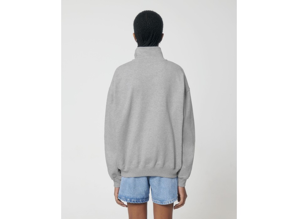 Miller Dry - La felpa squadrata unisex con zip a mezza lunghezza e dalla sensazione asciutta al tatto FullGadgets.com