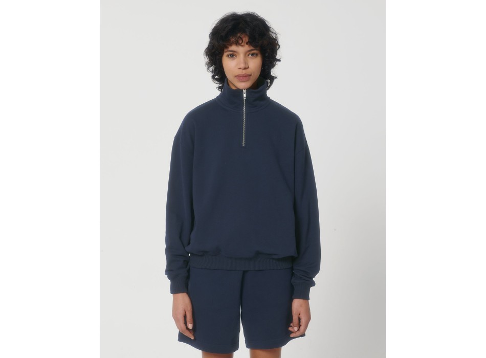 Miller Dry - La felpa squadrata unisex con zip a mezza lunghezza e dalla sensazione asciutta al tatto FullGadgets.com