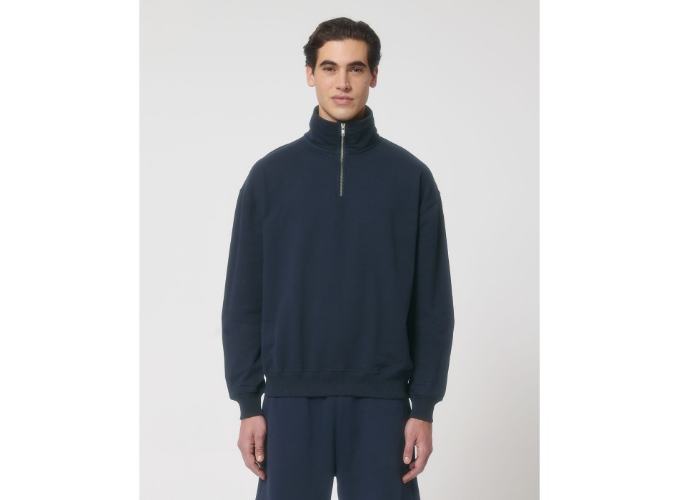 Miller Dry - La felpa squadrata unisex con zip a mezza lunghezza e dalla sensazione asciutta al tatto FullGadgets.com