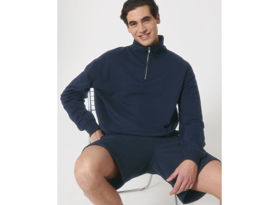 Miller Dry - La felpa squadrata unisex con zip a mezza lunghezza e dalla sensazione asciutta al tatto FullGadgets.com