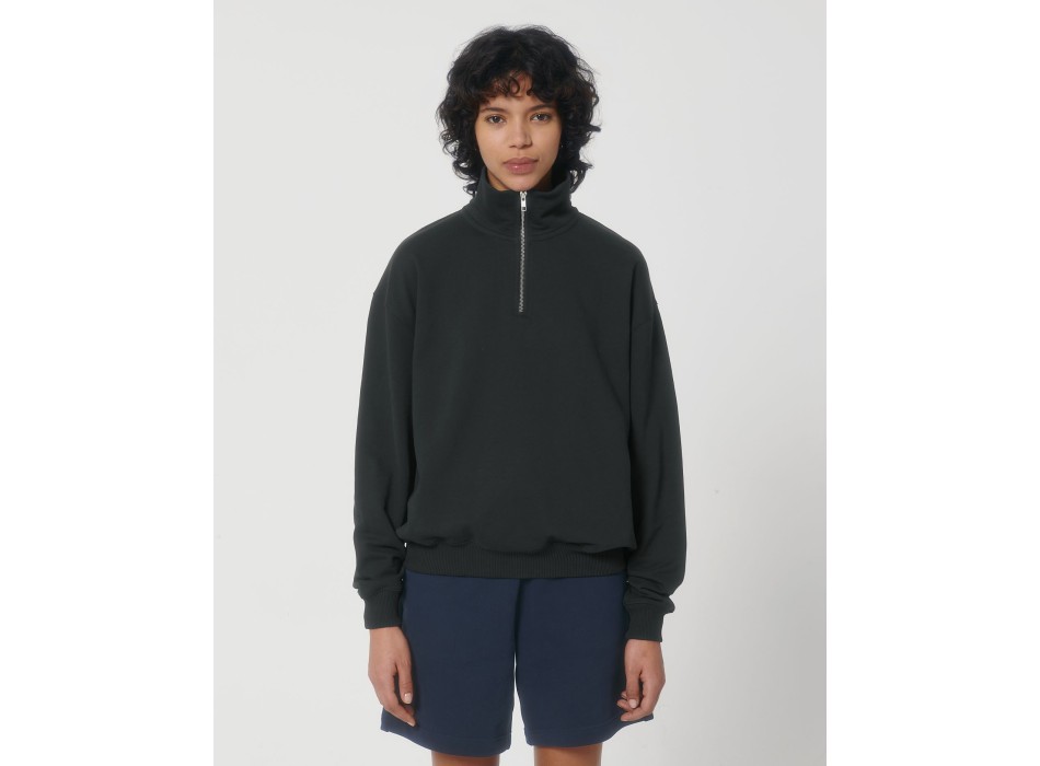 Miller Dry - La felpa squadrata unisex con zip a mezza lunghezza e dalla sensazione asciutta al tatto FullGadgets.com