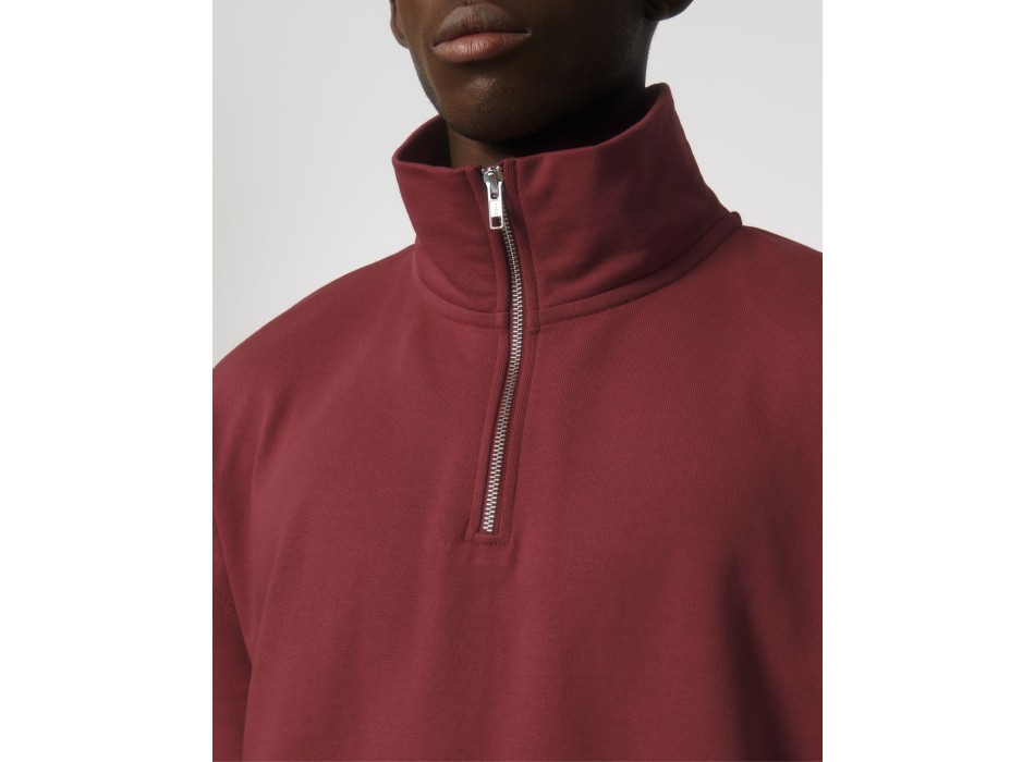 Miller Dry - La felpa squadrata unisex con zip a mezza lunghezza e dalla sensazione asciutta al tatto FullGadgets.com