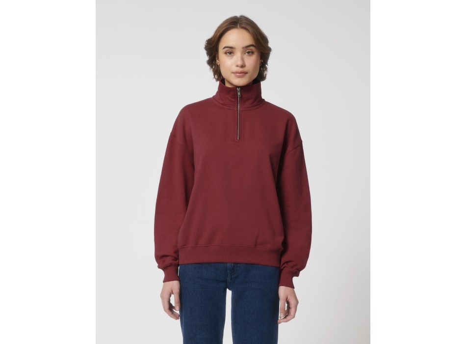 Miller Dry - La felpa squadrata unisex con zip a mezza lunghezza e dalla sensazione asciutta al tatto FullGadgets.com