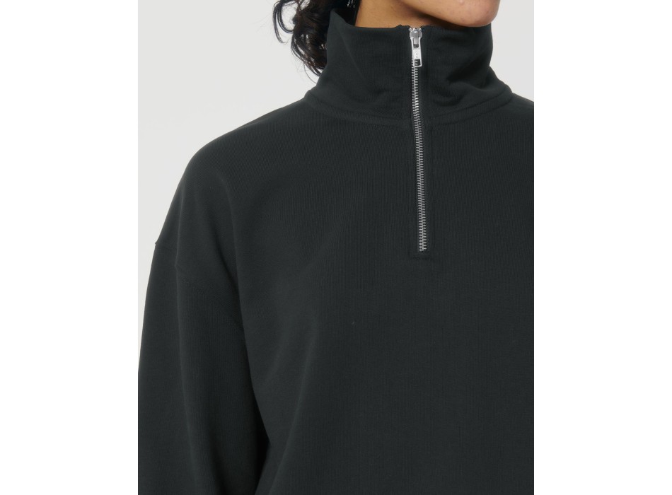 Miller Dry - La felpa squadrata unisex con zip a mezza lunghezza e dalla sensazione asciutta al tatto FullGadgets.com