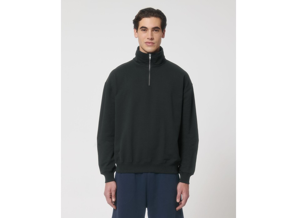 Miller Dry - La felpa squadrata unisex con zip a mezza lunghezza e dalla sensazione asciutta al tatto FullGadgets.com