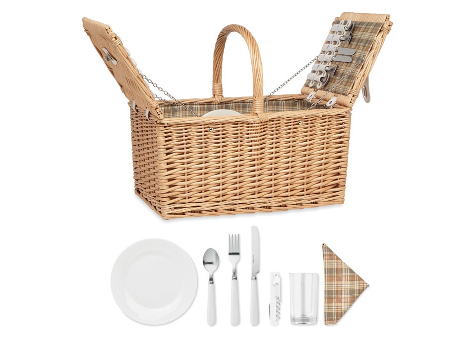 MIMBRE PLUS - Cestino da picnic per 4 persone FullGadgets.com