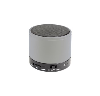 Mini altoparlante Bluetooth V 3.0 cilindrico in metallo con microfono FullGadgets.com