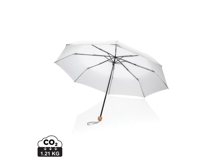 Mini ombrello bambù 20.5" rPET pongee 190T Impact AWARE™ FullGadgets.com