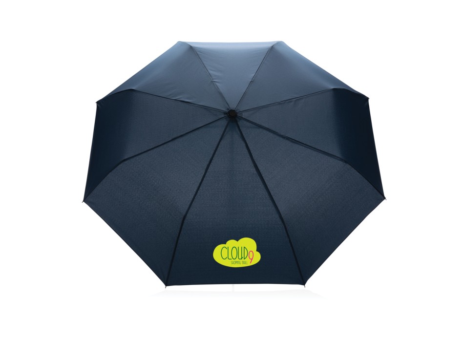 Mini ombrello bambù 20.5" rPET pongee 190T Impact AWARE™ FullGadgets.com
