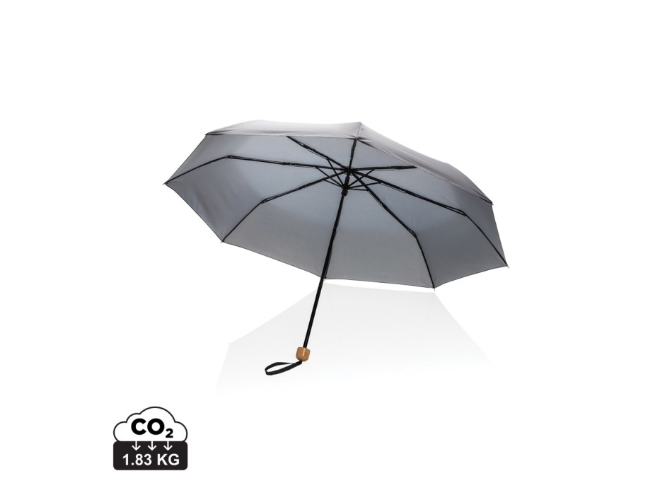 Mini ombrello bambù 20.5" rPET pongee 190T Impact AWARE™ FullGadgets.com