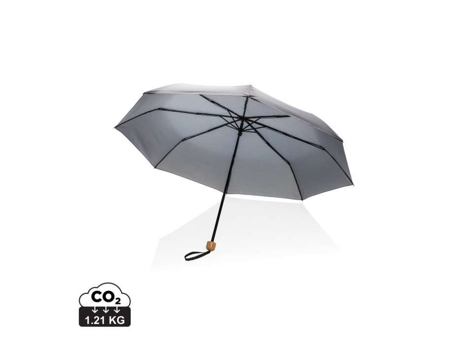 Mini ombrello bambù 20.5" rPET pongee 190T Impact AWARE™ FullGadgets.com