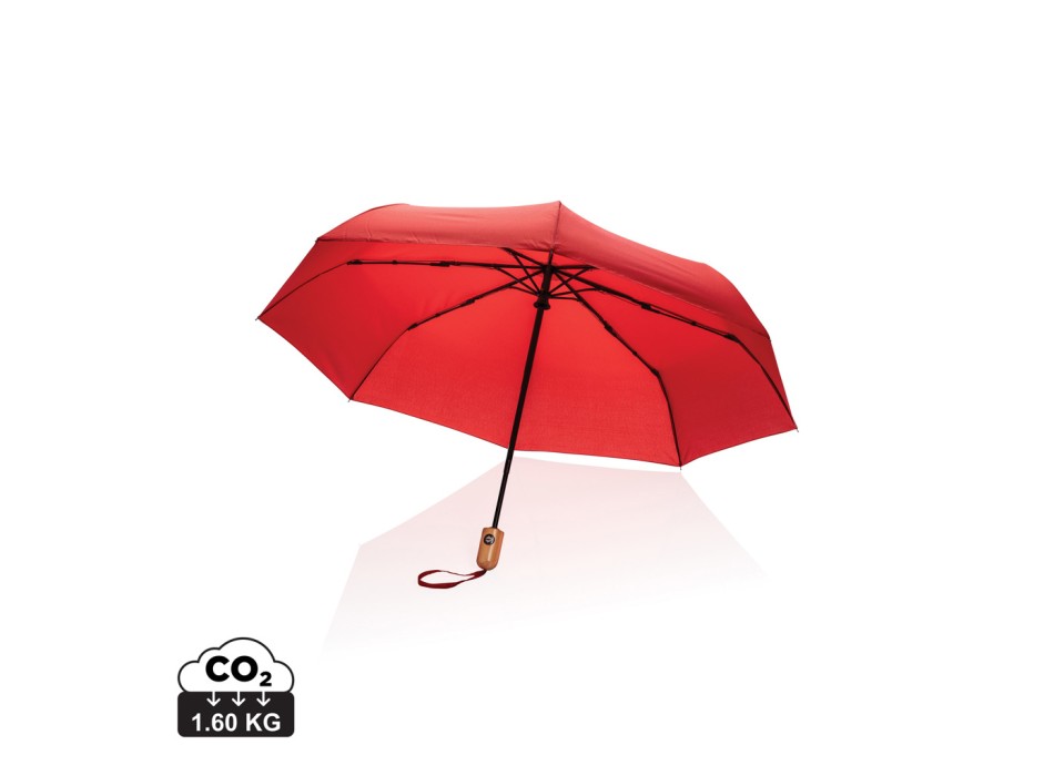 Mini ombrello bambù apri/chiudi 21" rPET 190T Impact AWARE™ FullGadgets.com