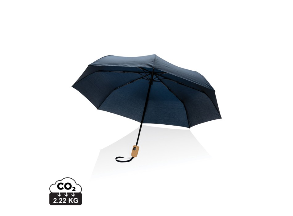 Mini ombrello bambù apri/chiudi 21" rPET 190T Impact AWARE™ FullGadgets.com