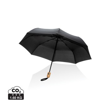 Mini ombrello bambù apri/chiudi 21" rPET 190T Impact AWARE™ FullGadgets.com
