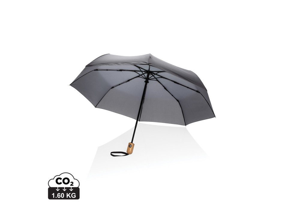Mini ombrello bambù apri/chiudi 21" rPET 190T Impact AWARE™ FullGadgets.com