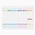 Mini Planning Multicolor Personalizzabile