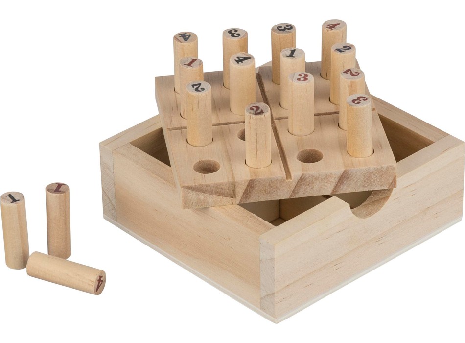 Mini set Sudoku in legno di pino Kenza FullGadgets.com