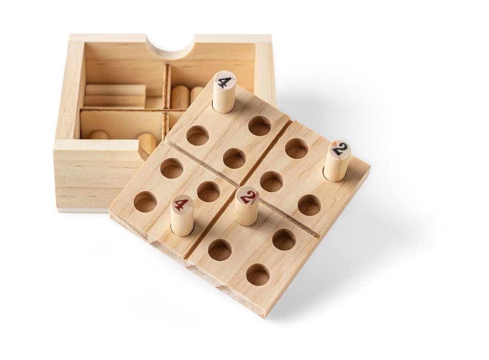 Mini set Sudoku in legno di pino Kenza FullGadgets.com