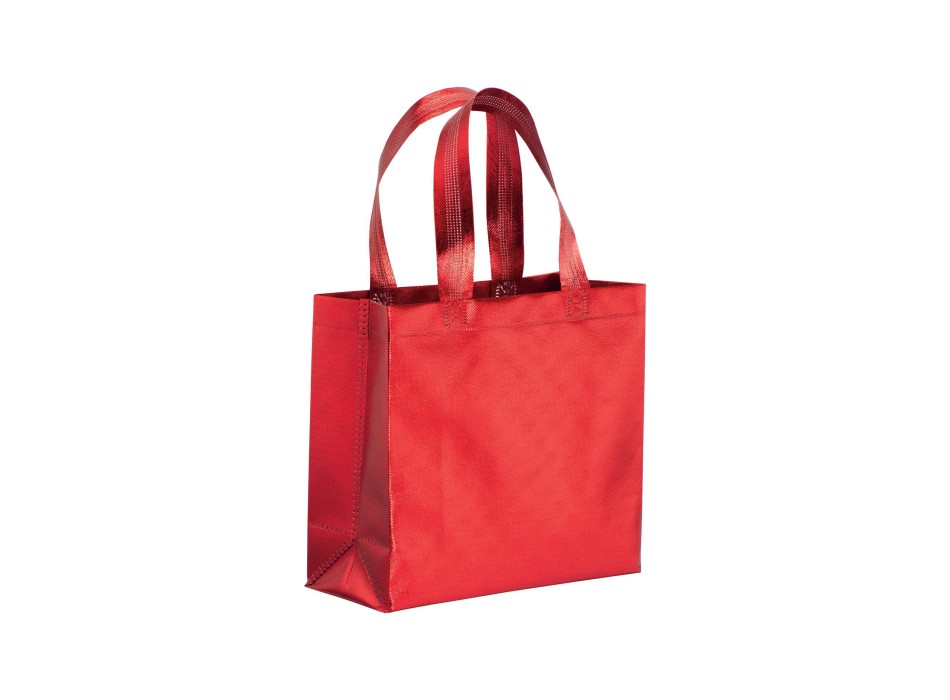 Mini shopper in TNT laminato metallizzata, manici corti e soffietto FullGadgets.com