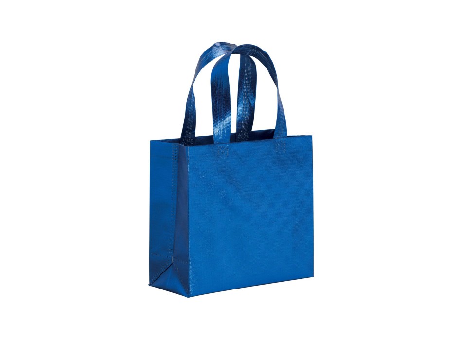 Mini shopper in TNT laminato metallizzata, manici corti e soffietto FullGadgets.com