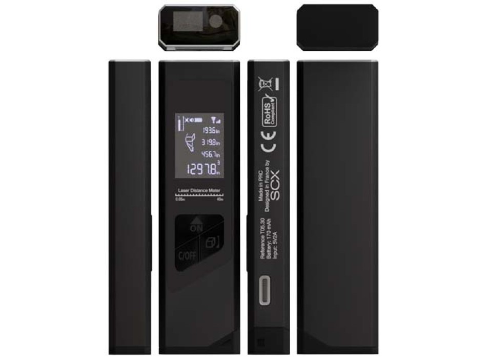 Mini telemetro laser SCX.design T05 FullGadgets.com