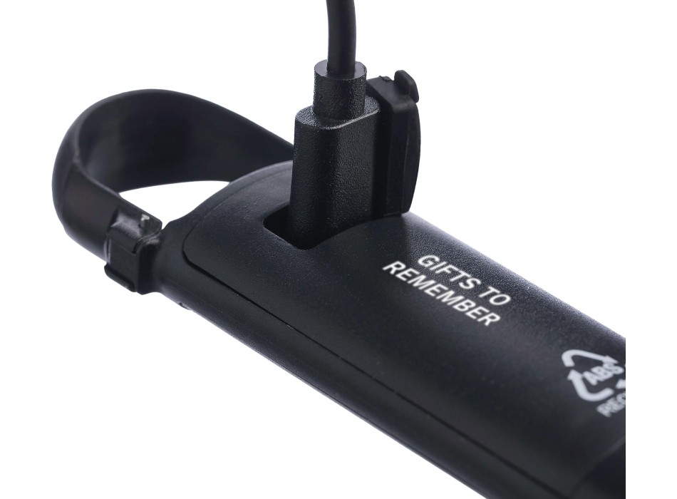 Mini torcia in ABS riciclato con batteria ricaricabile Zai FullGadgets.com