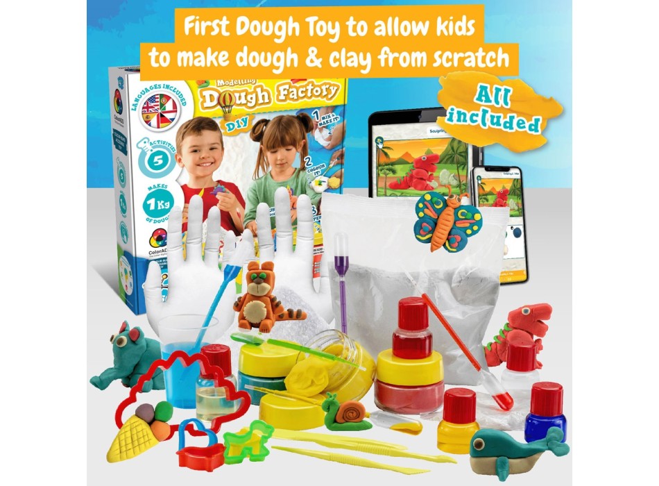 Modeling Dough Factory Kit I. Gioco educativo per bambini FullGadgets.com