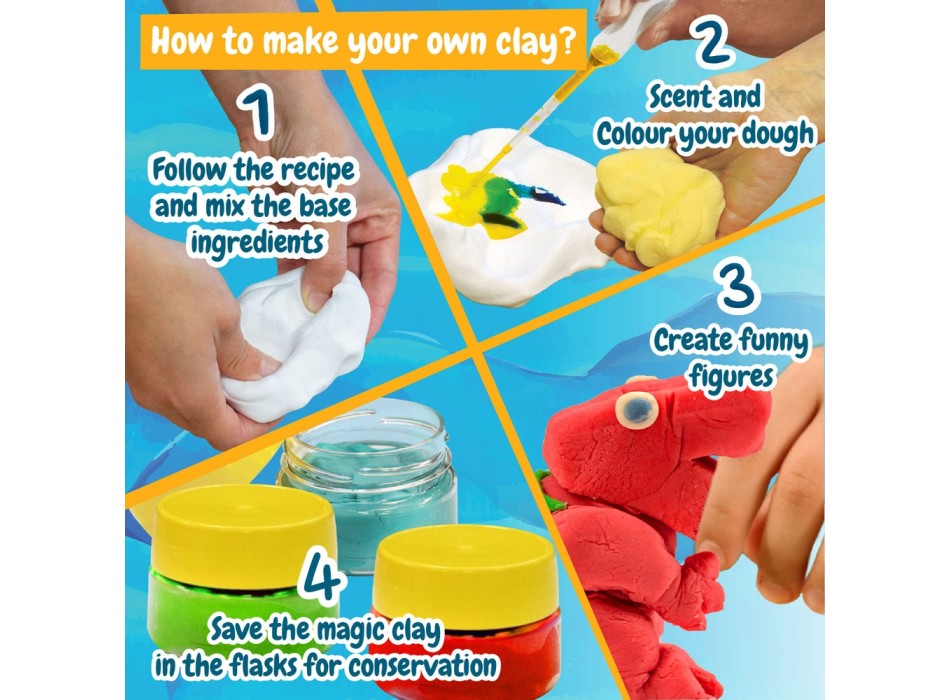 Modeling Dough Factory Kit I. Gioco educativo per bambini FullGadgets.com