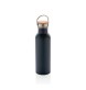 Moderna bottiglia in acciaio con tappo in bambù 700ml FullGadgets.com