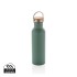 Moderna Bottiglia In Acciaio Personalizzabile Con Tappo In Bambù 700Ml