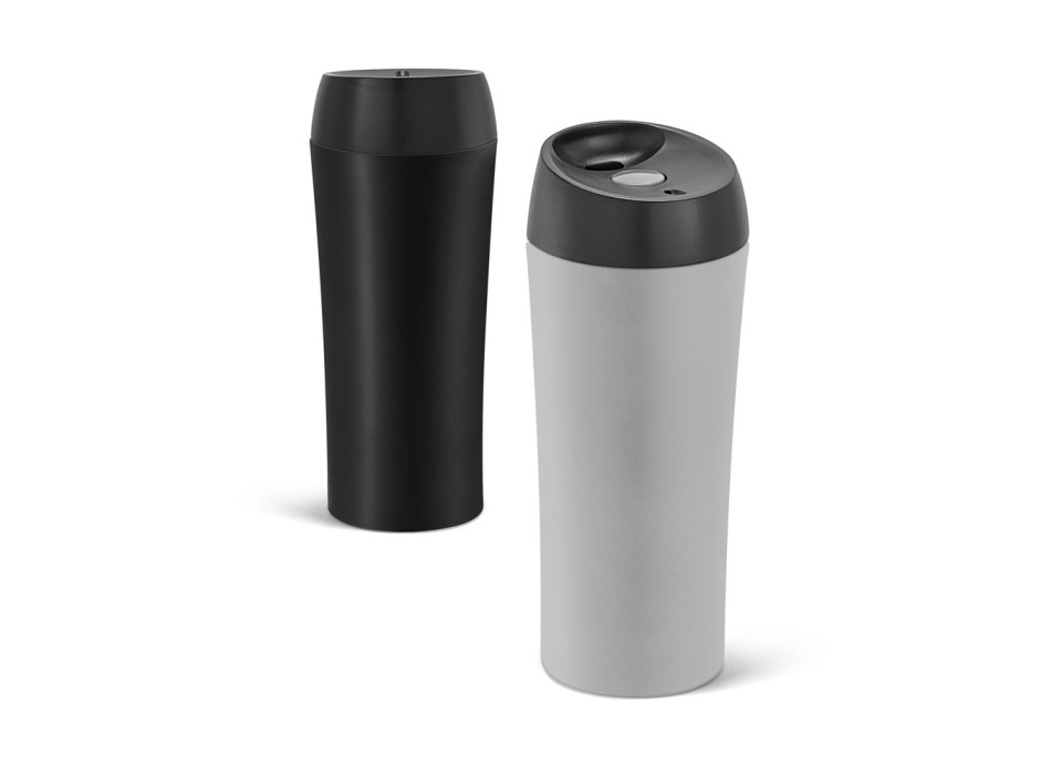 MONARDA. Bicchiere da viaggio in acciaio inox e PP 470 mL FullGadgets.com