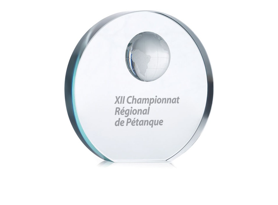 MONDAL - Fermacarte in vetro rotondo FullGadgets.com